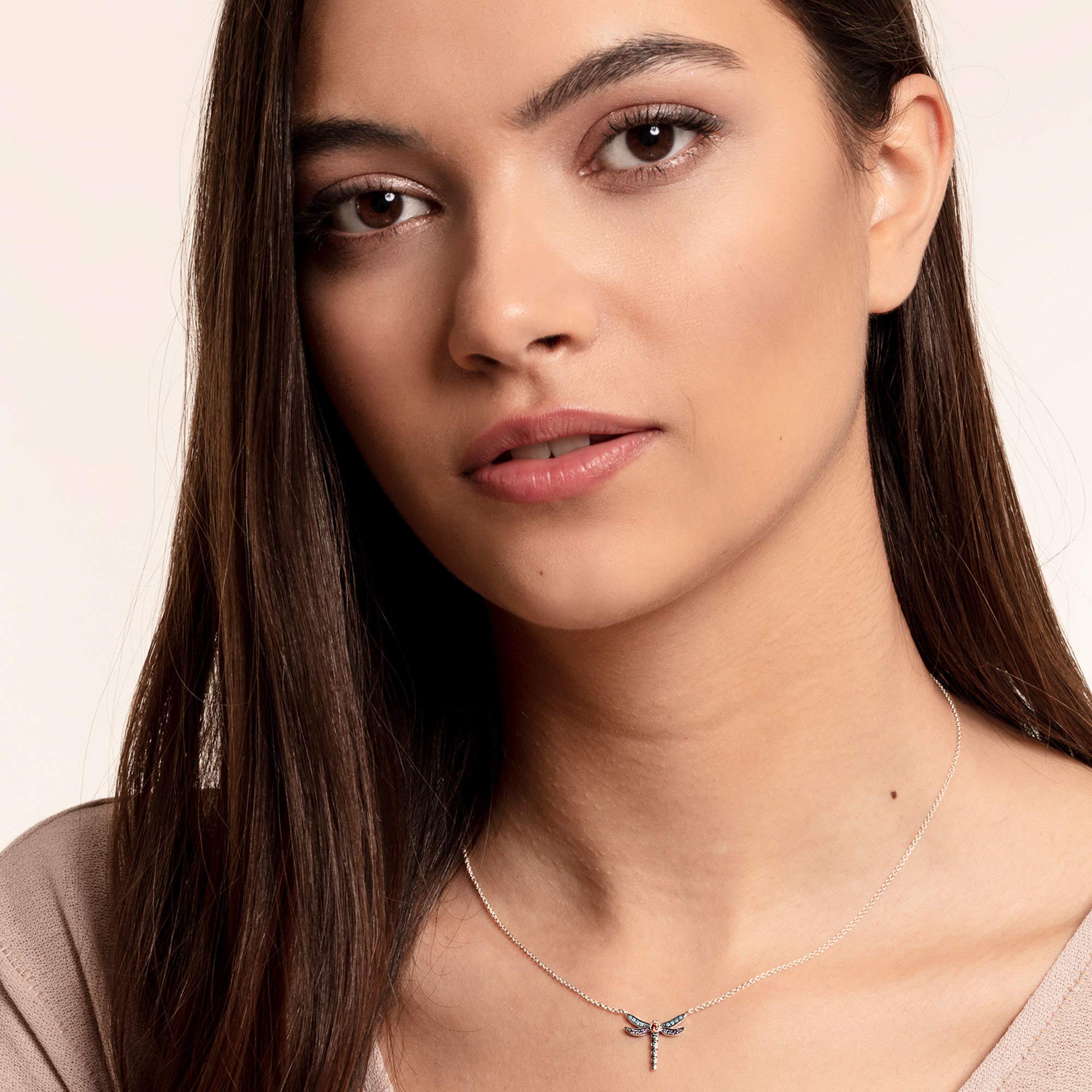 THOMAS SABO Kette Libelle klein 925 Sterling Silber KE1837