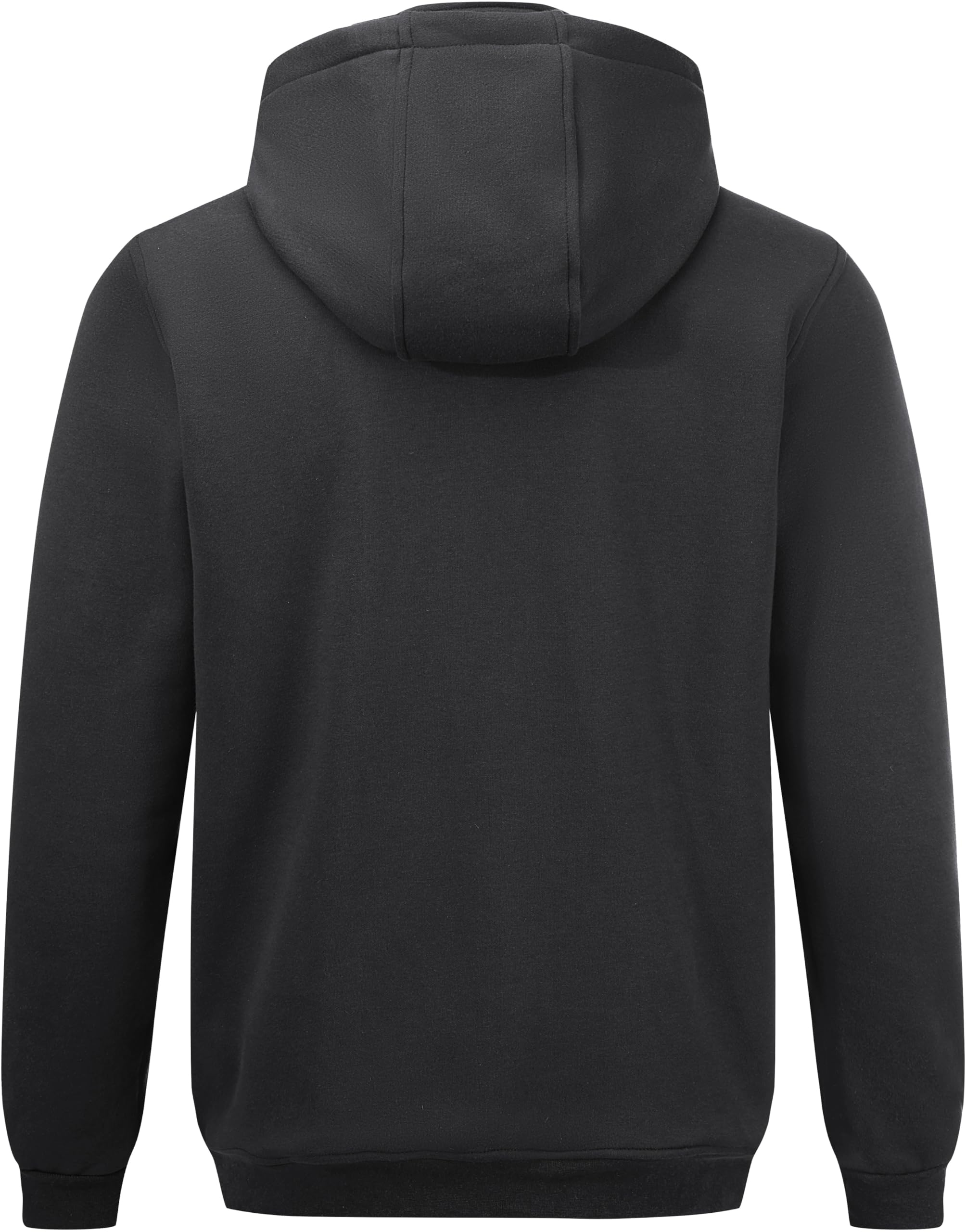 Peakwell Felpa Uomo con Cappuccio e Zip Felpa in Pile Caldo Pullover da Lavoro