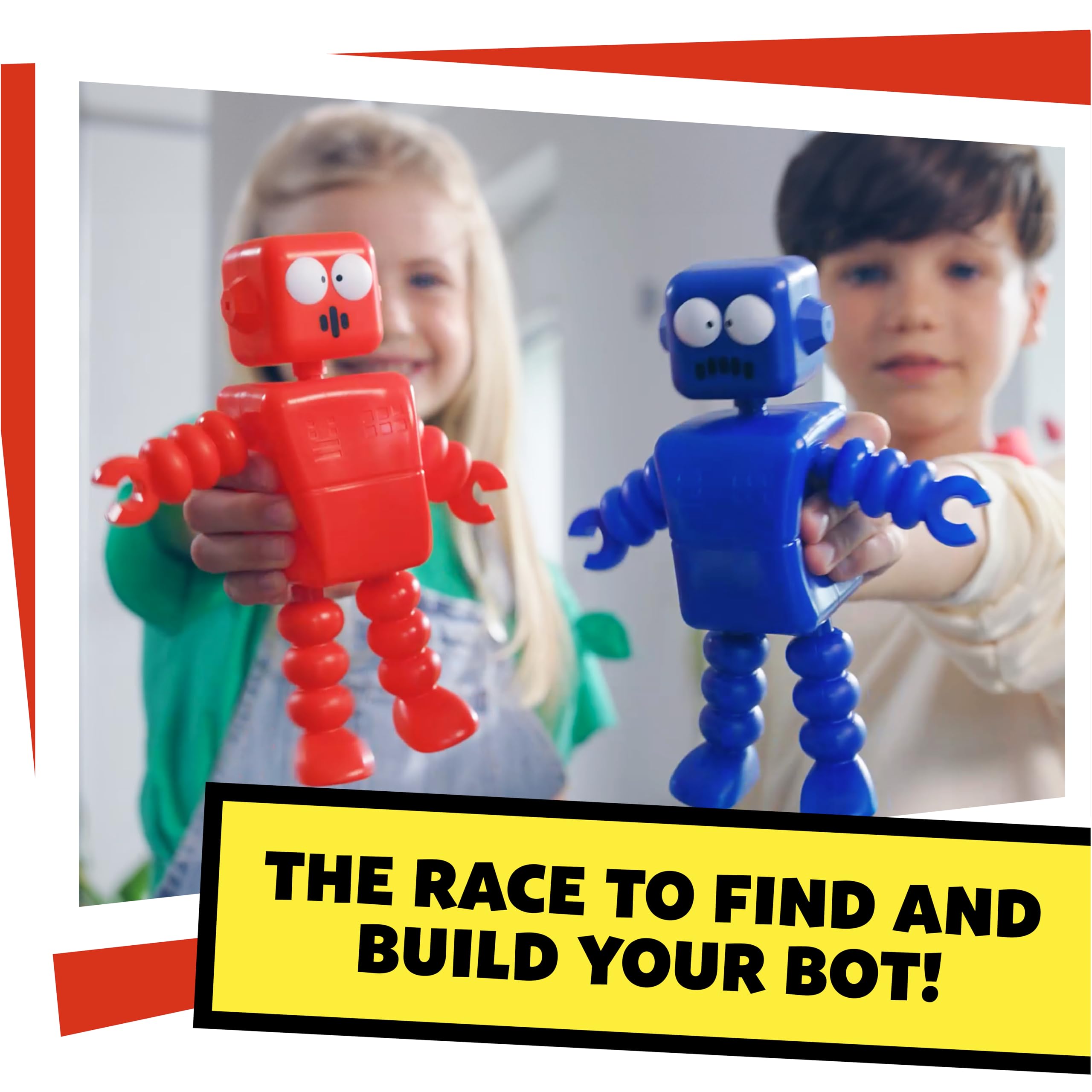 TOMY Hide and Squeak Robots, Robot Building Scavenger Hunt Game forKids, Active Indoor Games, Kids Games for 4 Year Olds and Older - Image 4