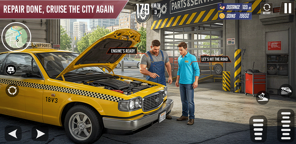 US Taxi Driving Simulator 2025: Open World Taxi Game 3D - App on