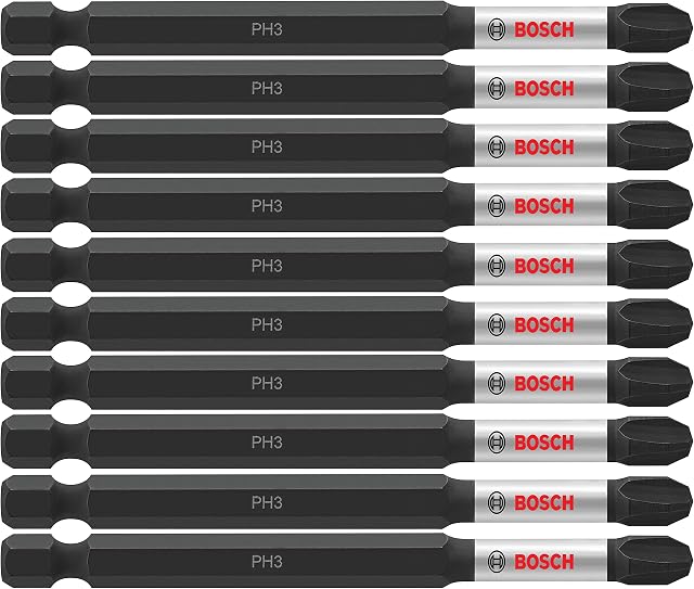 Embouts de puissance Phillips #3 Bosch ITPH335B Impact Tough de 3,5 po.