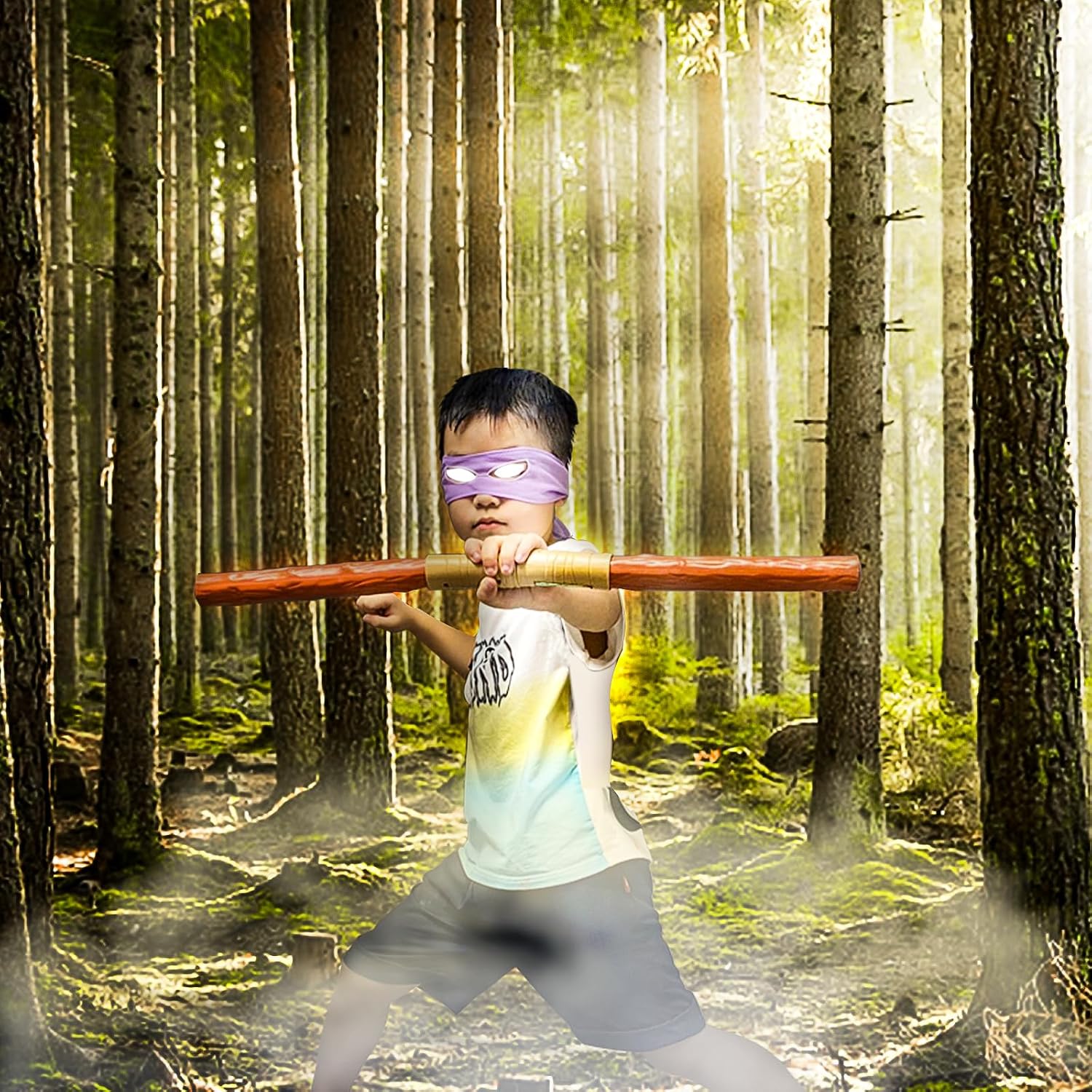 BUUFAN Turtle Weapons Toy Set - Perfect for Kids' Birthday Parties and Halloween