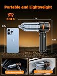 Aspirateur de voiture - Mini Nettoyeur à vide, 3-in-1 Powerful Brushless Motor, Super aspiration Home Aspirateur avec câble de type C - Petit aspirateur portatif rechargeable
