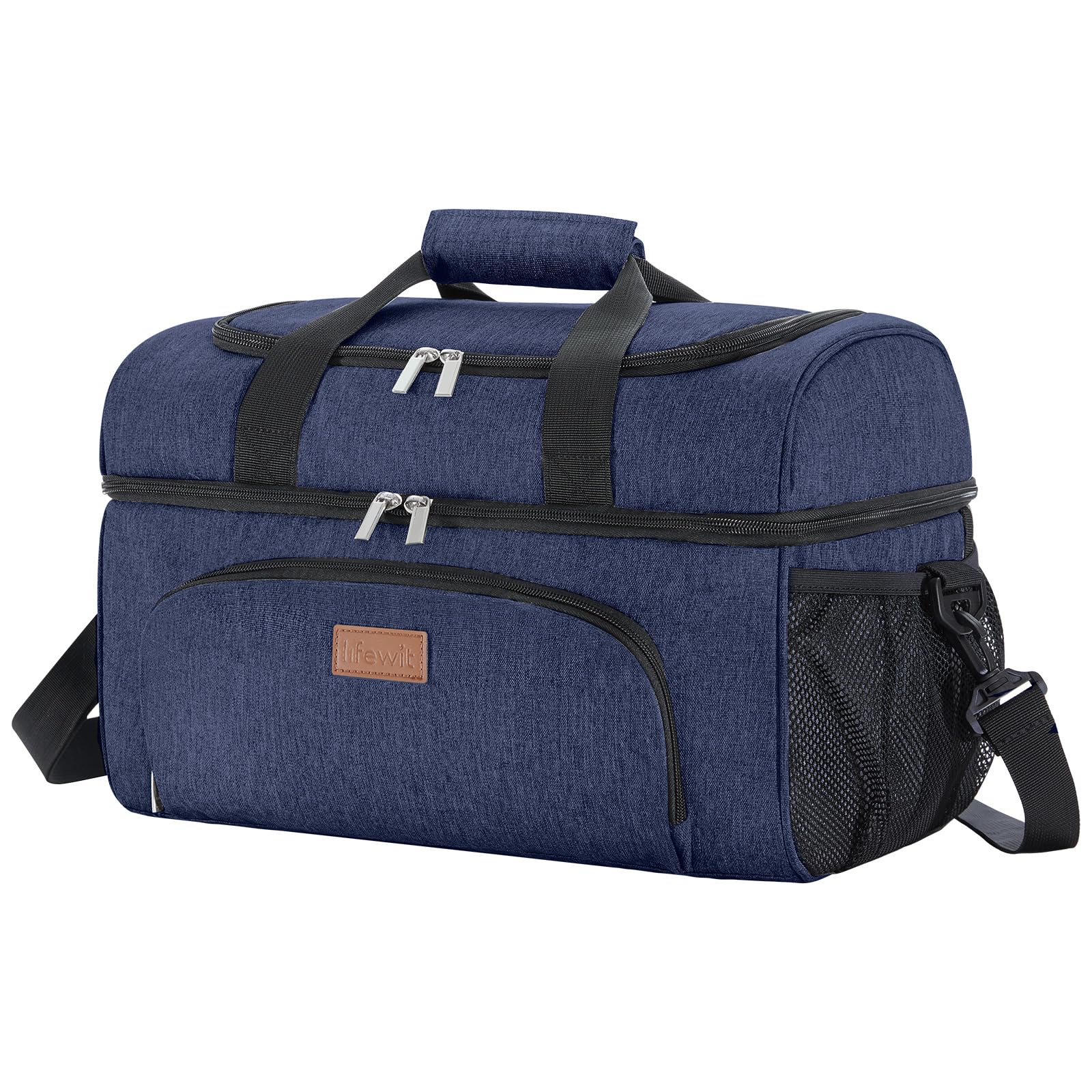 Lifewit Große Kühltasche, Kühlbox Faltbar, Isolierte Lunch Tasche, Leichte, Tragbare Kühltasche, Doppellagig für Picknick, Strand, Arbeit, Reise