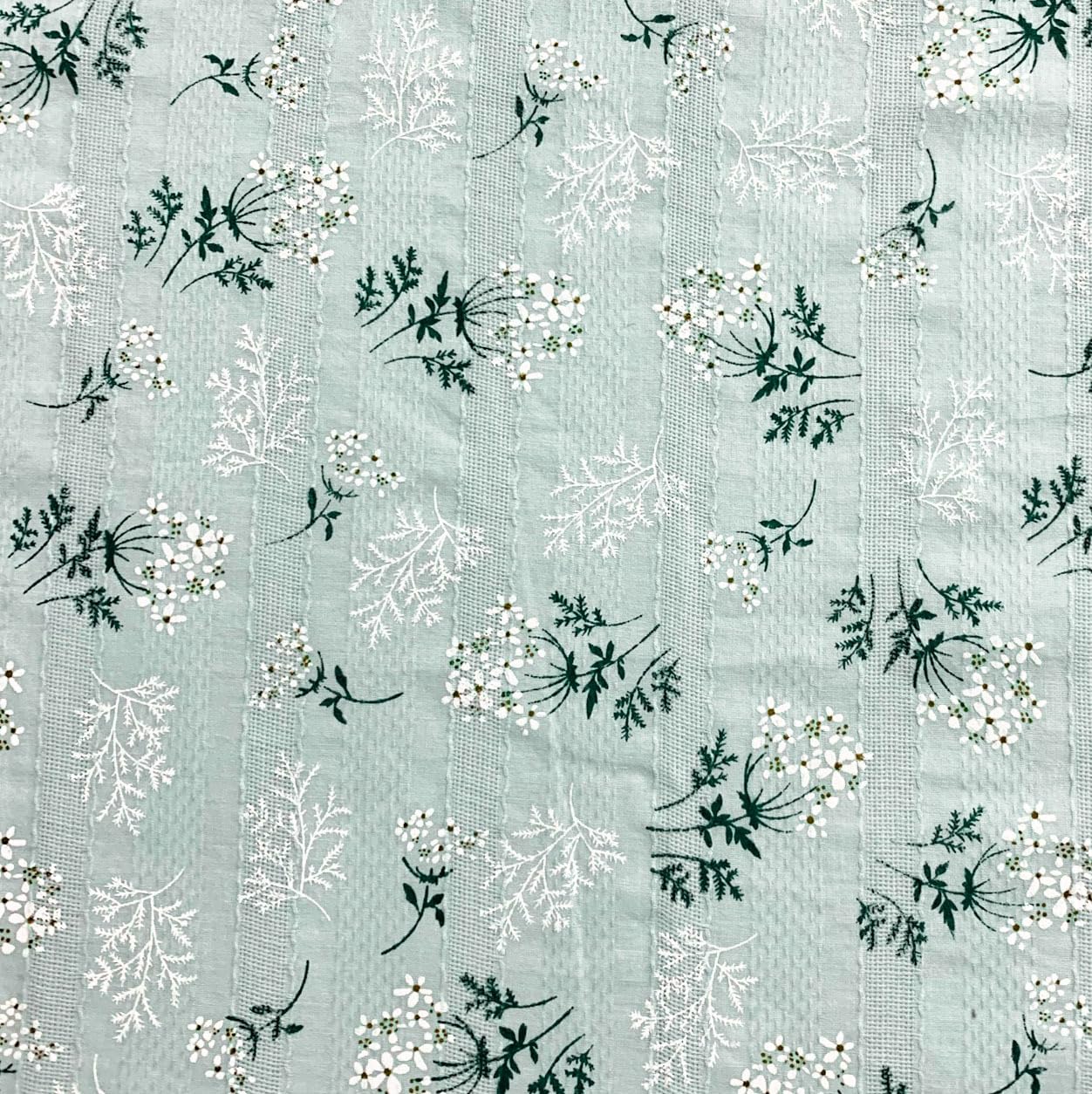 Tela Para Tapizar Tela Jacquard con estampado hueco bordado, 50x140cm, rama de flores, tela algodón, decoración ropa for el hogar, 150 g/m(Blue green,140x200cm)
