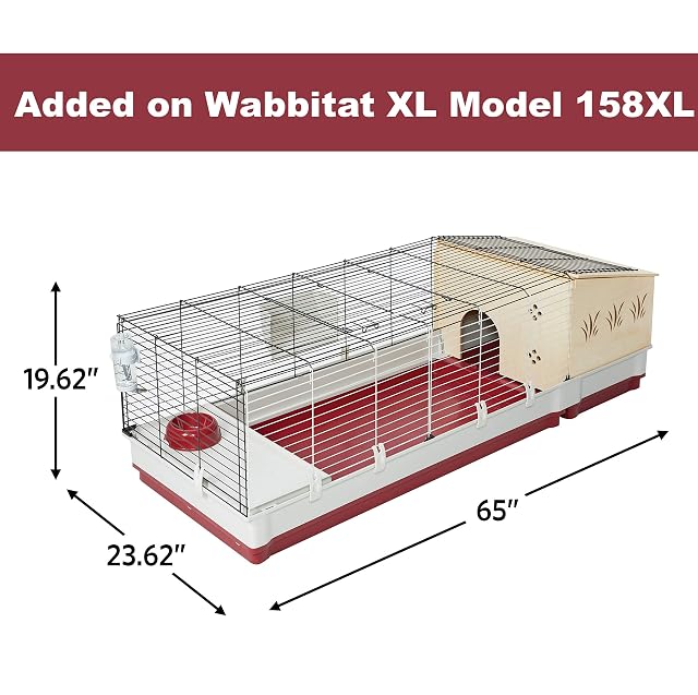 Foto 5 de 5 de Midwest Homes for Pets Extensión de conejera de Madera para Conejos, para Modelos Midwest 158 y 158XL, 158HEX