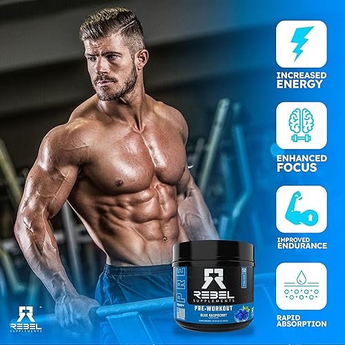 Miniatura 3 de Rebel Supplements Piña Colada Pre Entrenamiento  Bombas Extremas, Enfoque Láser, Energía Insana  6500 mg L-Citrulina, 4000 mg de Beta Alanina, 2000