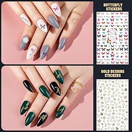 Teenitor 12 Colors Almond Press On Nails Short Length, Almond Shaped Press On Nails With Glue, Press On Nails Medium Almond, Almond Acrylic Nails Press On Almond Nails