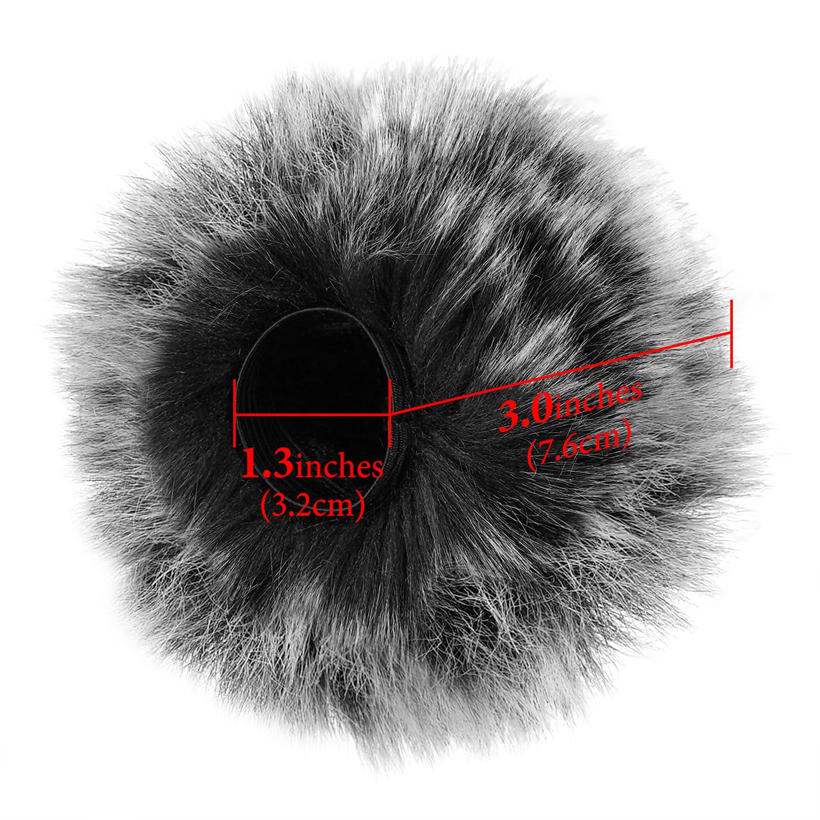 GEEKRIA for Creators Furry Windscreen Compatible with ZOOM H4 essential Handy Recorder, Mic DeadCat Wind Cover Muff - Image 4