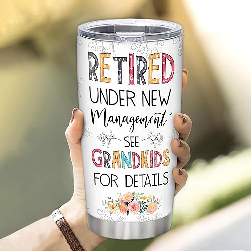 Miniatura 10 de Hyturtle Vaso personalizado, vaso personalizado con nombre de 20 onzas, 30 onzas, regalos de jubilación para mujeres, vaso de viaje para mejores