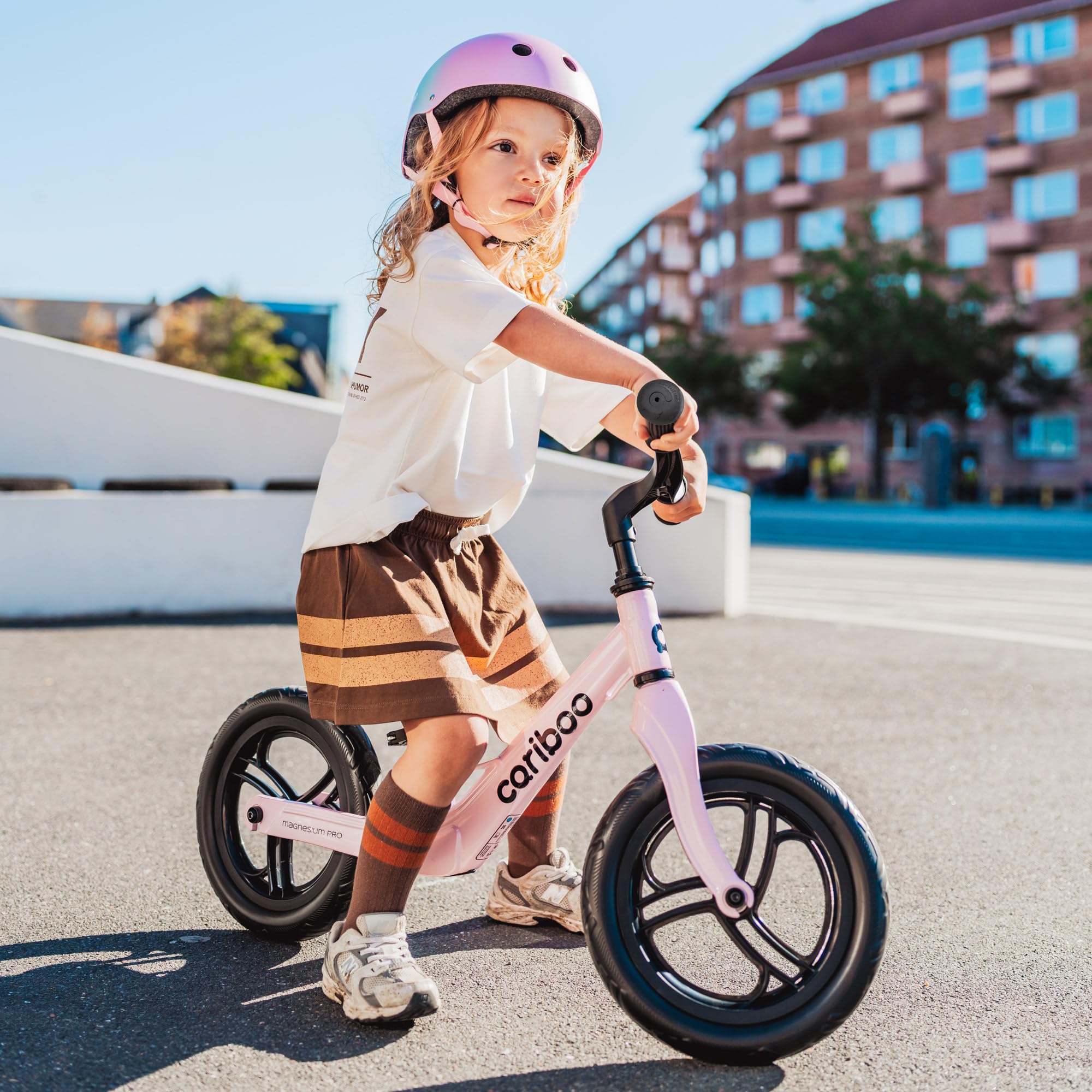 cariboo Magnesium Pro Bici Cross Country Senza Pedali per Bambini Balance Bike con Telaio in Magnesio Ruote 12 Pollici Manubrio e Sellino Regolabili per l’Equilibrio