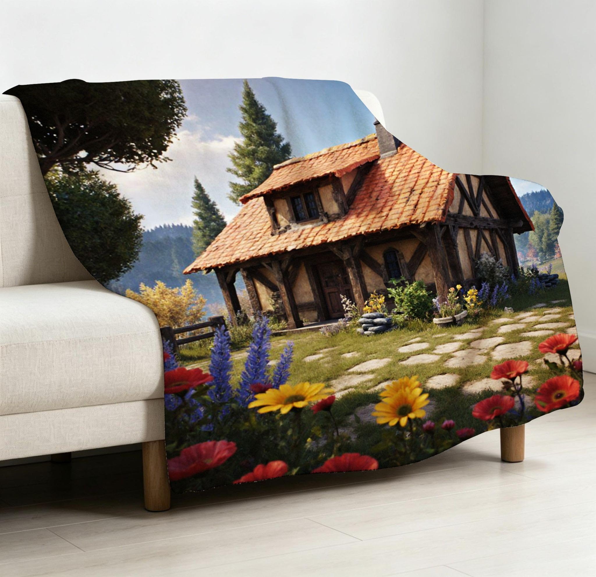 Manta Grande 180x220 cm Casa Florida Polar Franela Térmica-A88