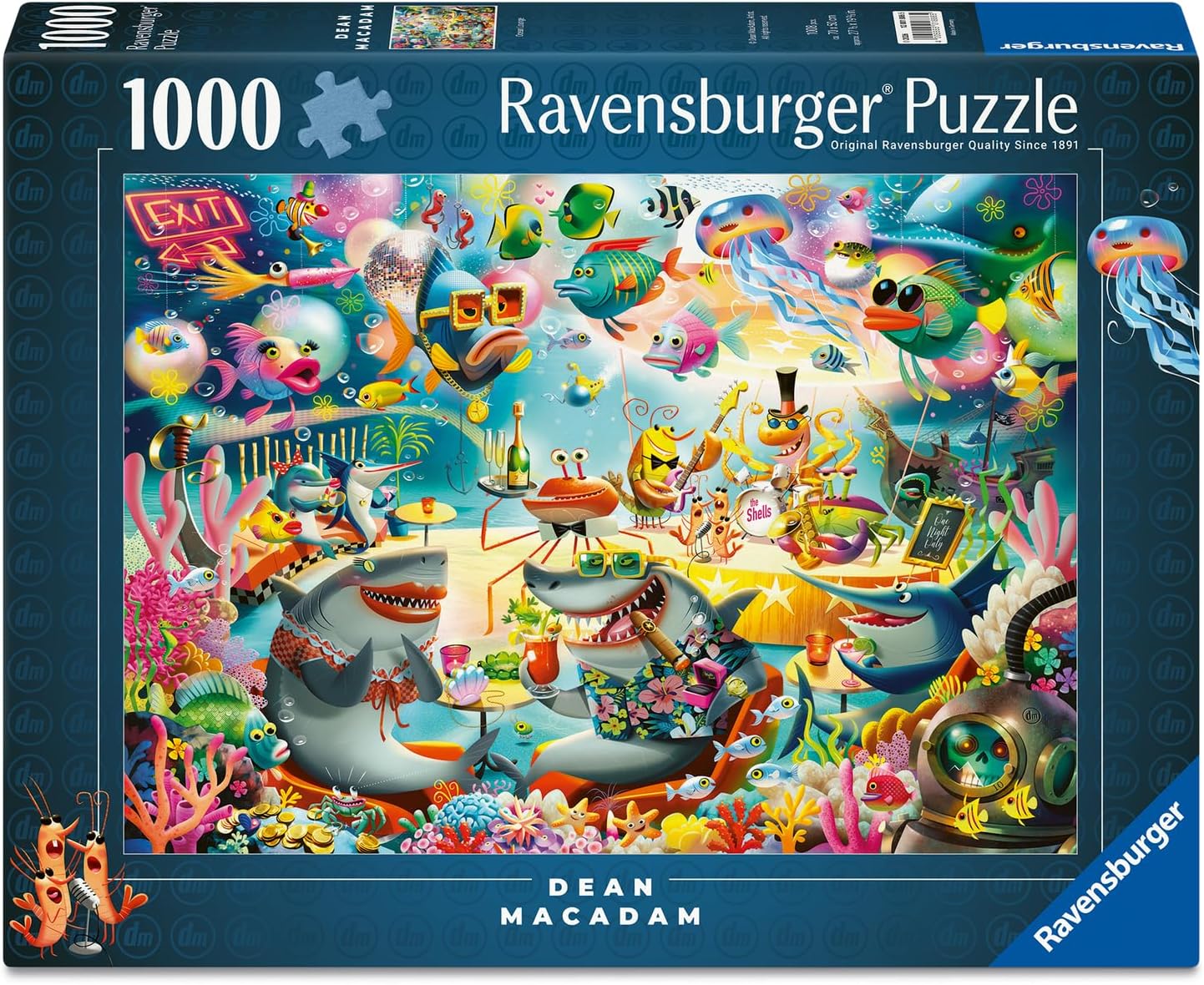 Ravensburger Ocean Lounge 1000 Piece Puzzle for Adults