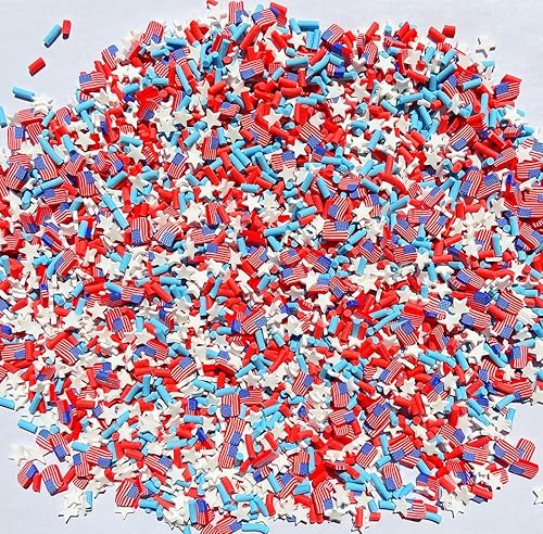 Miniatura 83 de EHOPE Gránulos falsos de polímero de 3.53 oz, chispas de resina sintética, gránulos de arcilla para resina, chispas de caramelo falso para arte