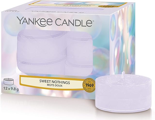 Yankee Candle Tea Light Scented Candles | Sweet Nothings | 12 Count