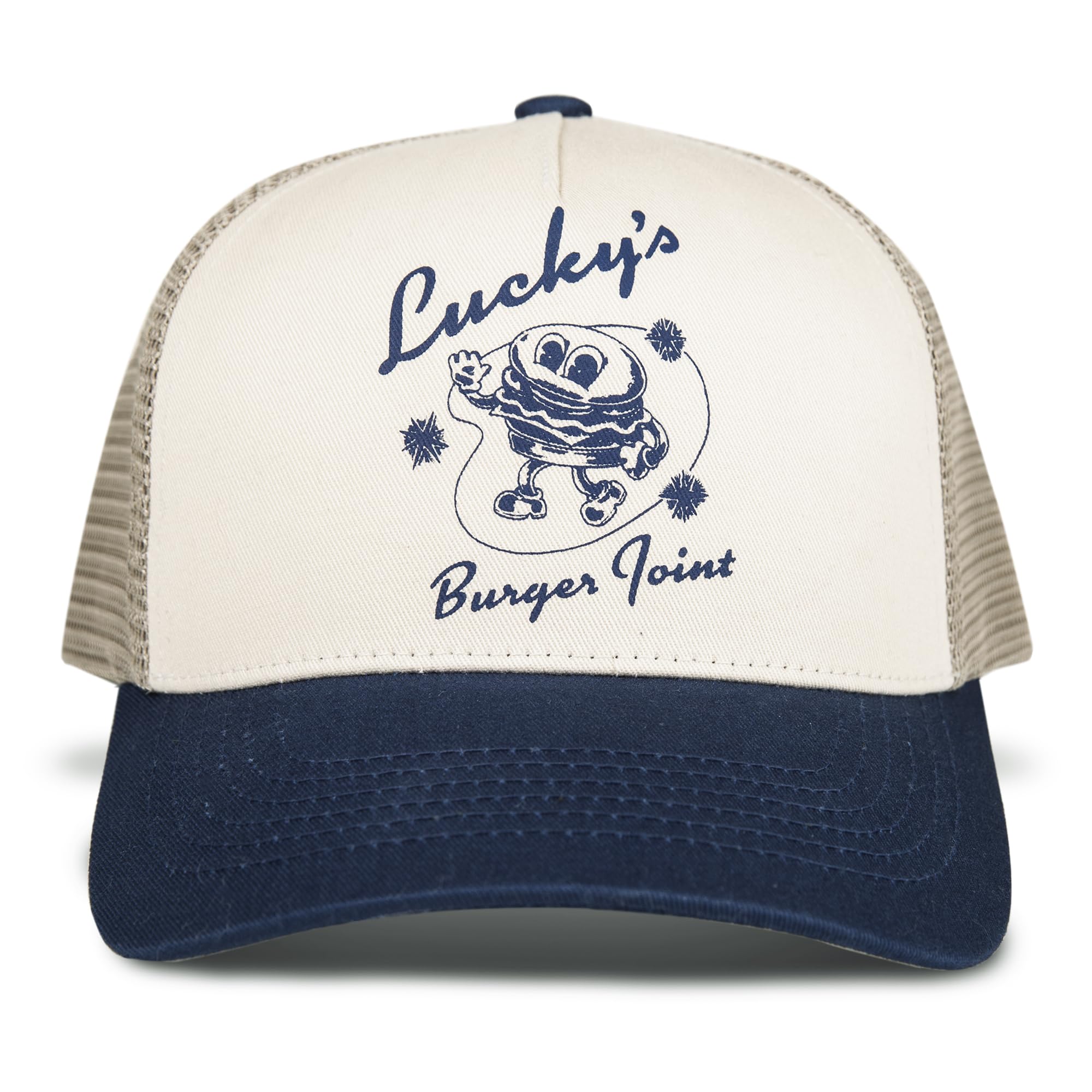 Lucky Brand Trucker Mesh-Back Cap with Adjustable Snapback For Men and Women (One Size Fits Most) - Gorra de béisbol Unisex Adulto