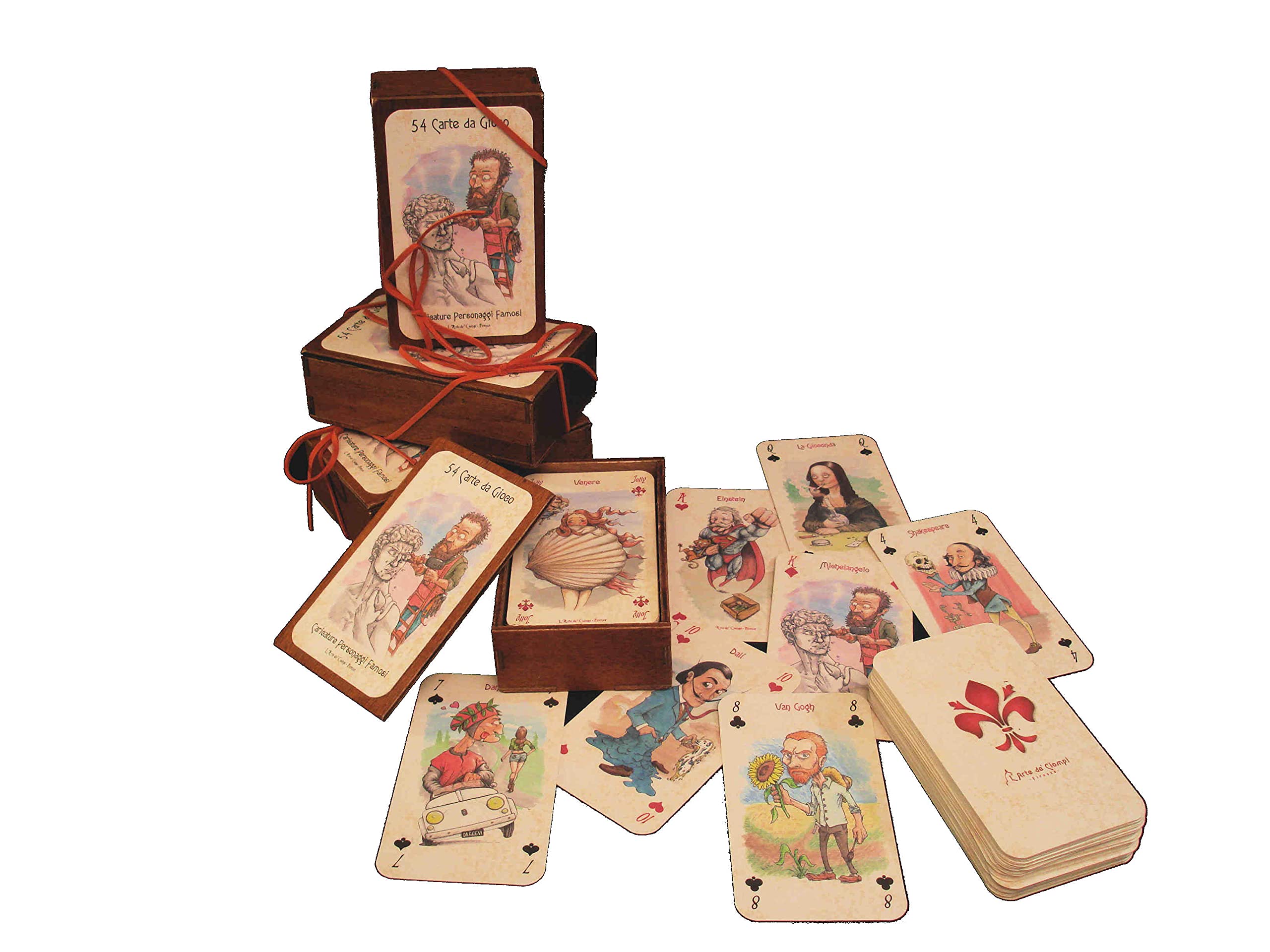Carte da Gioco "Caricature Personaggi Famosi"