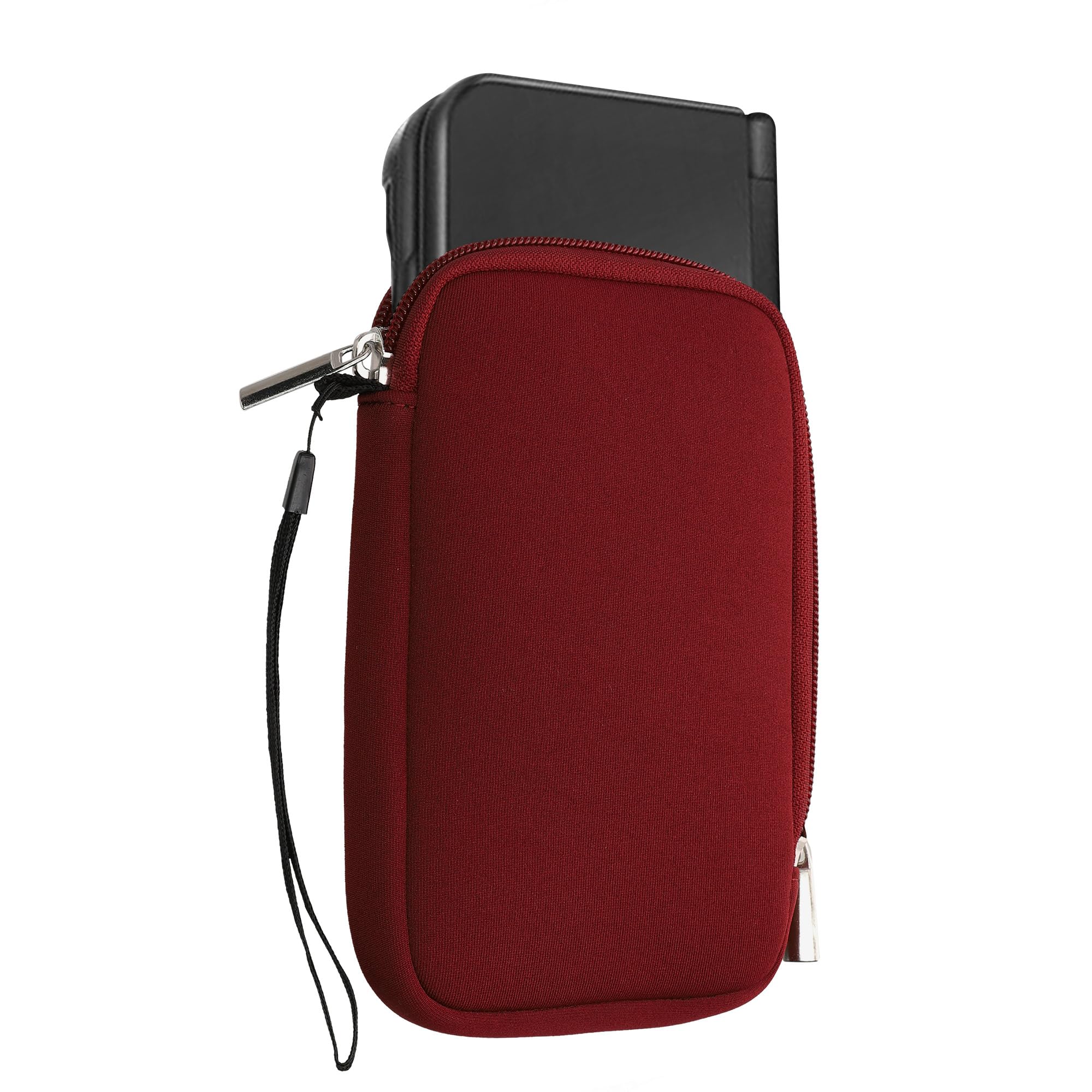kwmobile Funda Compatible con Consola Nintendo 3DS XL - Estuche de Neopreno con Cremallera - en Burdeos