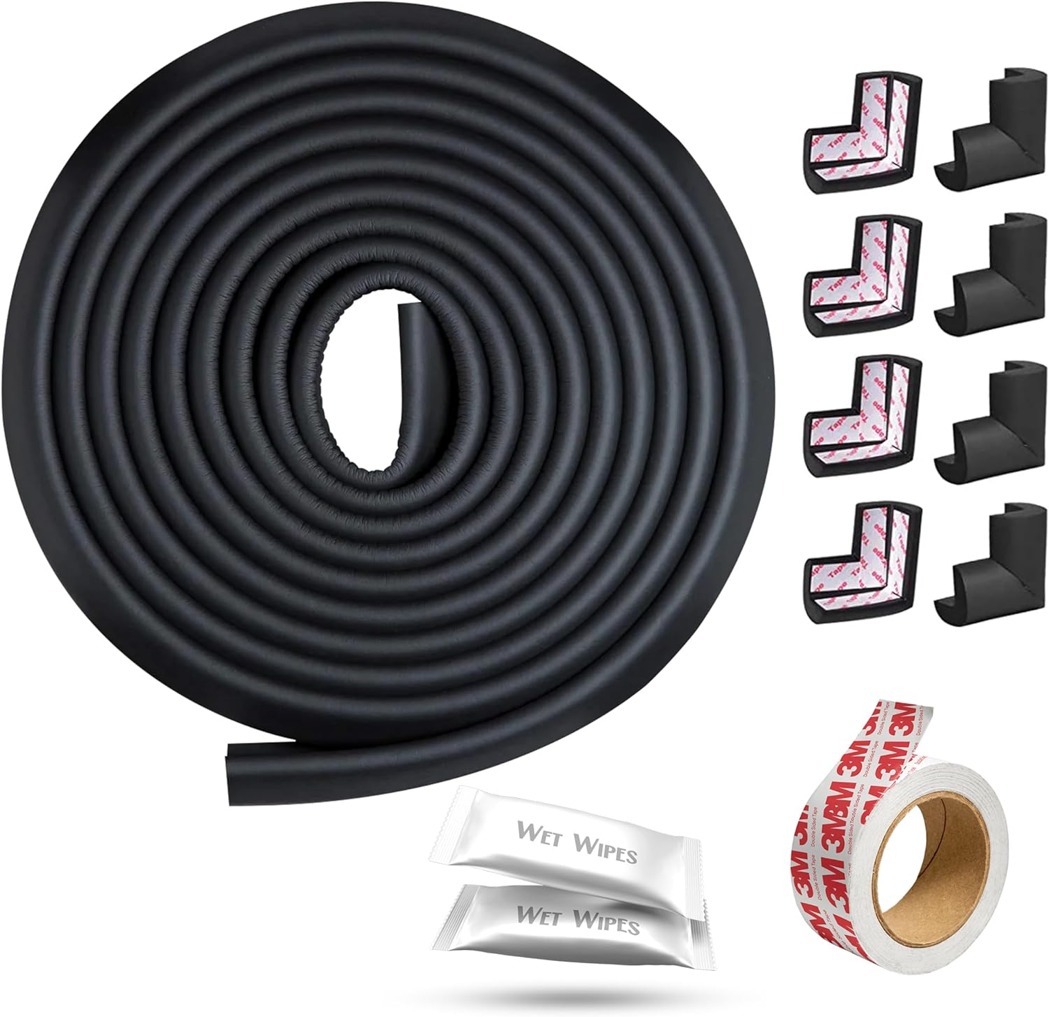 BOLTIX Baby Proofing Edge & Corner Guards 6M(19.7ft Strip+8Corners ...