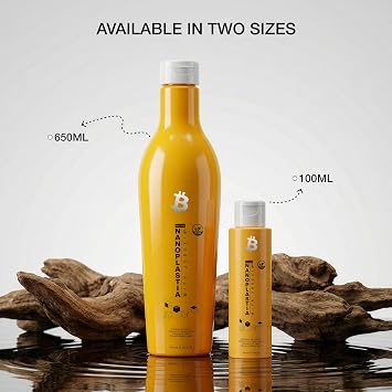 GK HAIR Nanoplastik Hair Without Formol - Professional Straightening Treatment Keratin & Protein Mask for Dry Hair Against Risottis Heat Protection Brazilian Straightening Long-Lasting Care