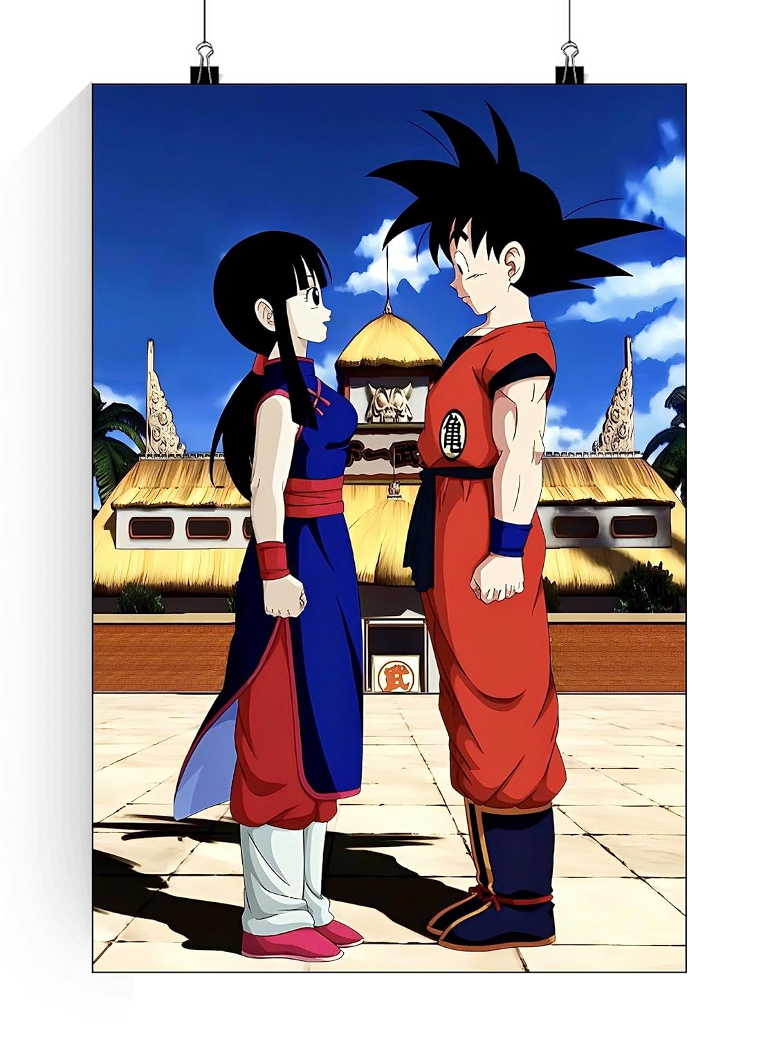 Times Comic Goku And Chi Chi Poster Dragon Ball Goku And Chi Chi