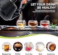 Vista 5 de TOWA Workshop Tetsubin - Tetera de hierro fundido con infusor de acero inoxidable