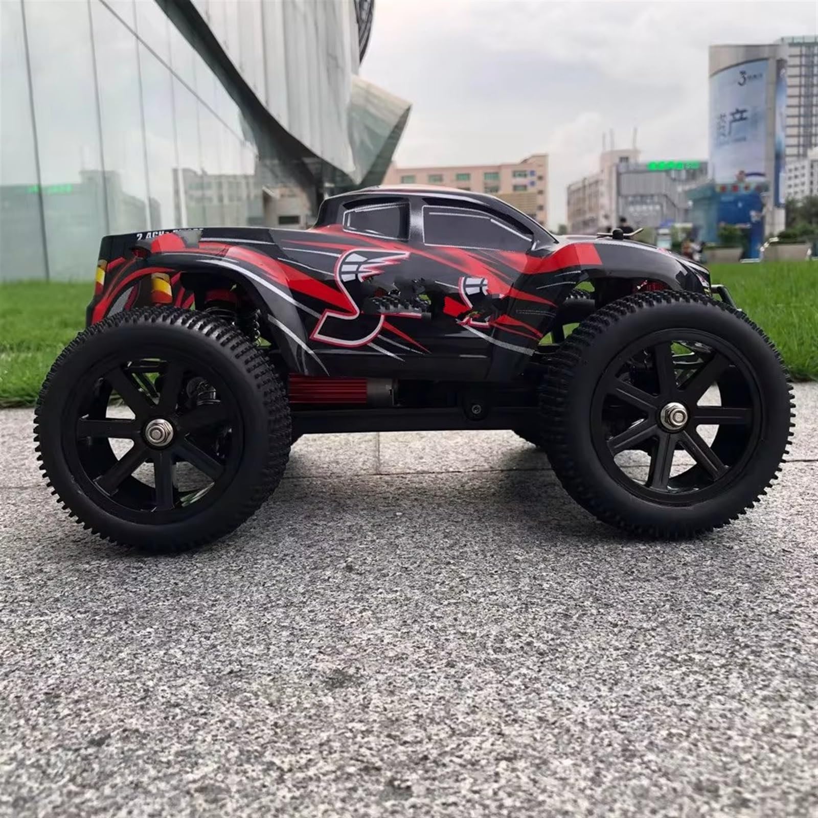 RC Car Pneumatico Ruota Compatibile con Remo per Hobby per Smax 1621 1625 1631 1635 1651 1655 1/16 RC Car Upgrade Parts 4 Pezzi 87 Mm Grandi Pneumatici Ruota