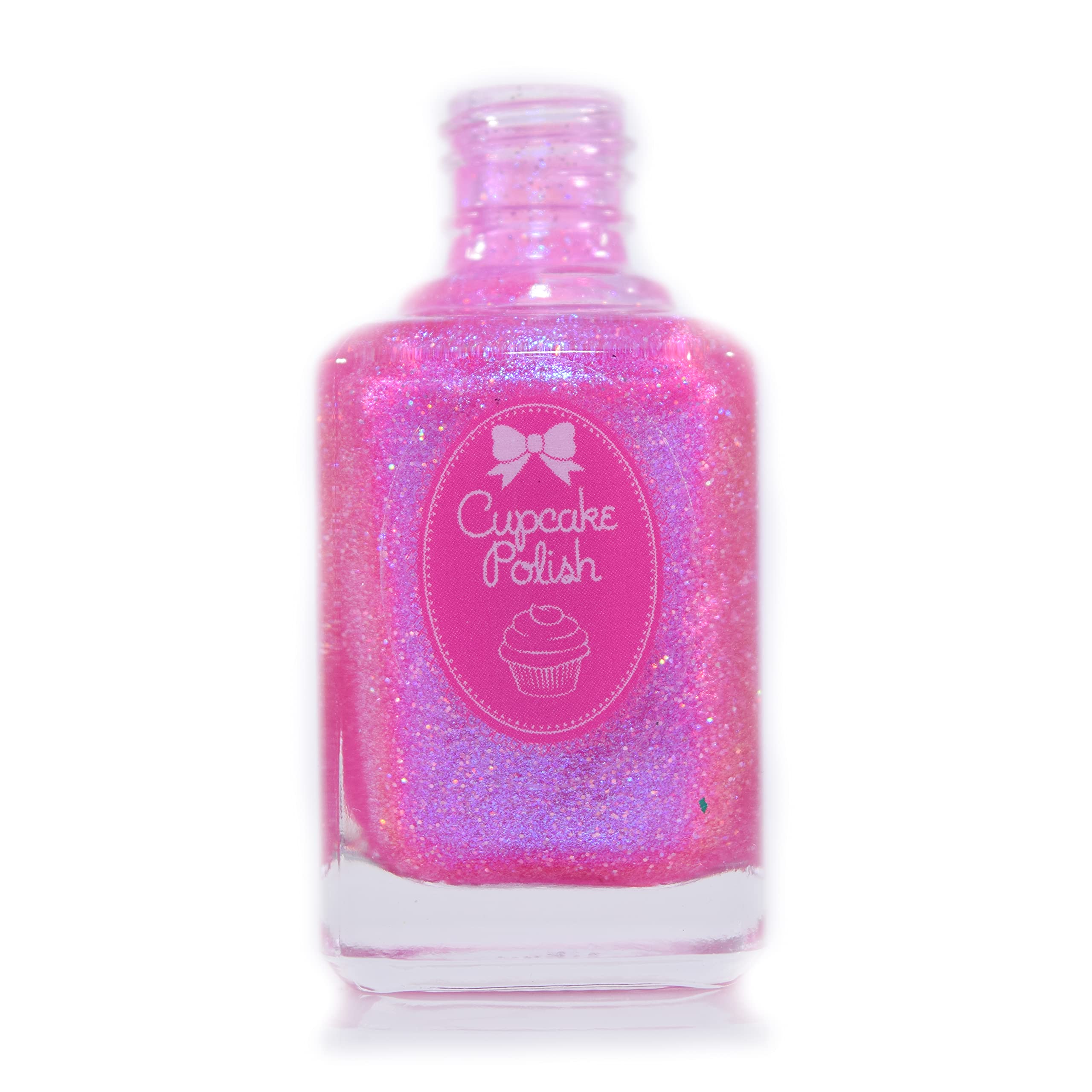 Fuschia Rays -Pink Holographic Aurora Iridescent Shifting Nail Polish by Cupcake Polish