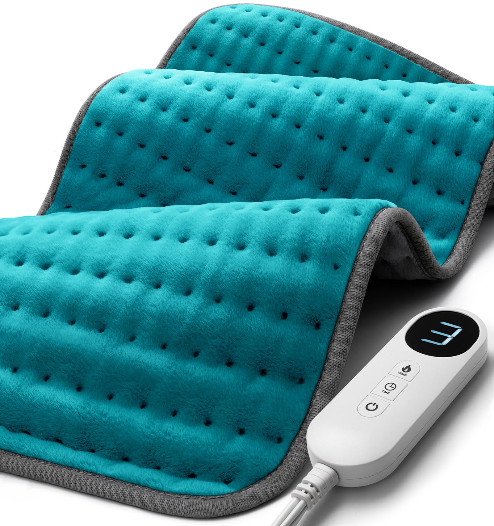 Heating Pad for Back Pain Relief, Gifts for Women, Mom, Men, Dad, Valentines Day, Mothers Day, Christmas, Heat Pads for Cramps, Shoulder, Waist, Abdomen, XL 12"x24" Heat Pad Machine Washable