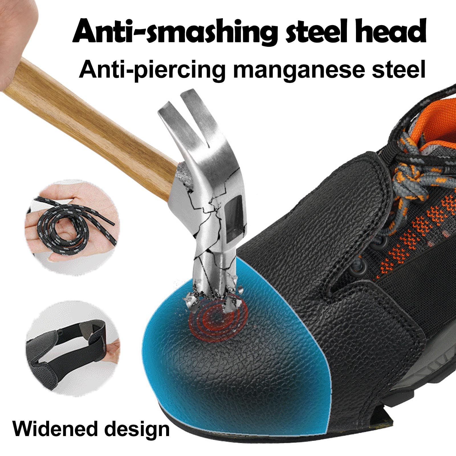 1 Paire Surchaussures De Sécurité, Couvre-Chaussures de Sécurité à Embout Universel, Chaussures De Sécurité pour Lieu De Travail, Couvre-chaussures de Sécurité, pour le Lieu de Travail Industriel