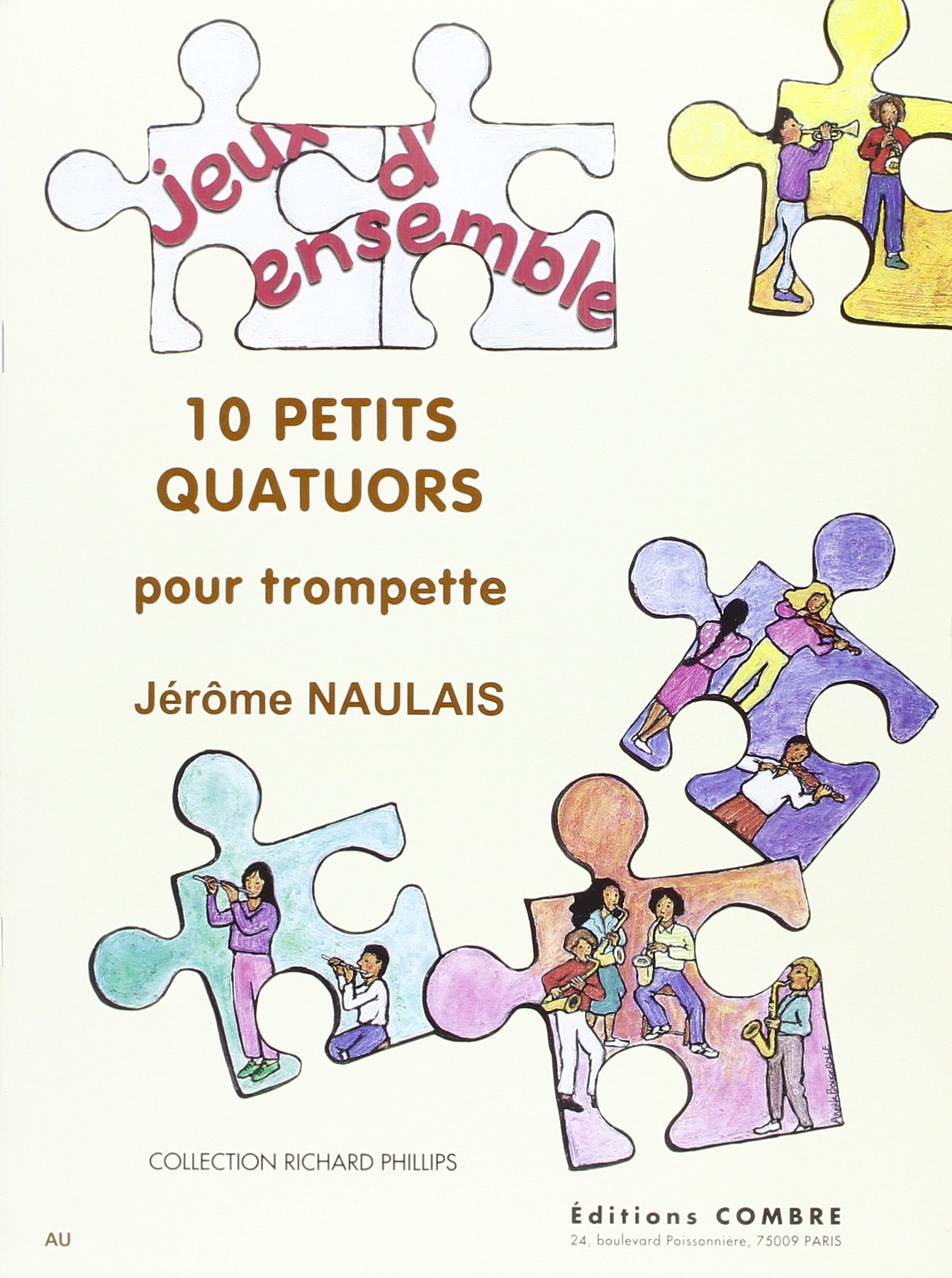 4 trompettes Petits quatuors 10 pour résoudre le manque de répertoire de cuivres