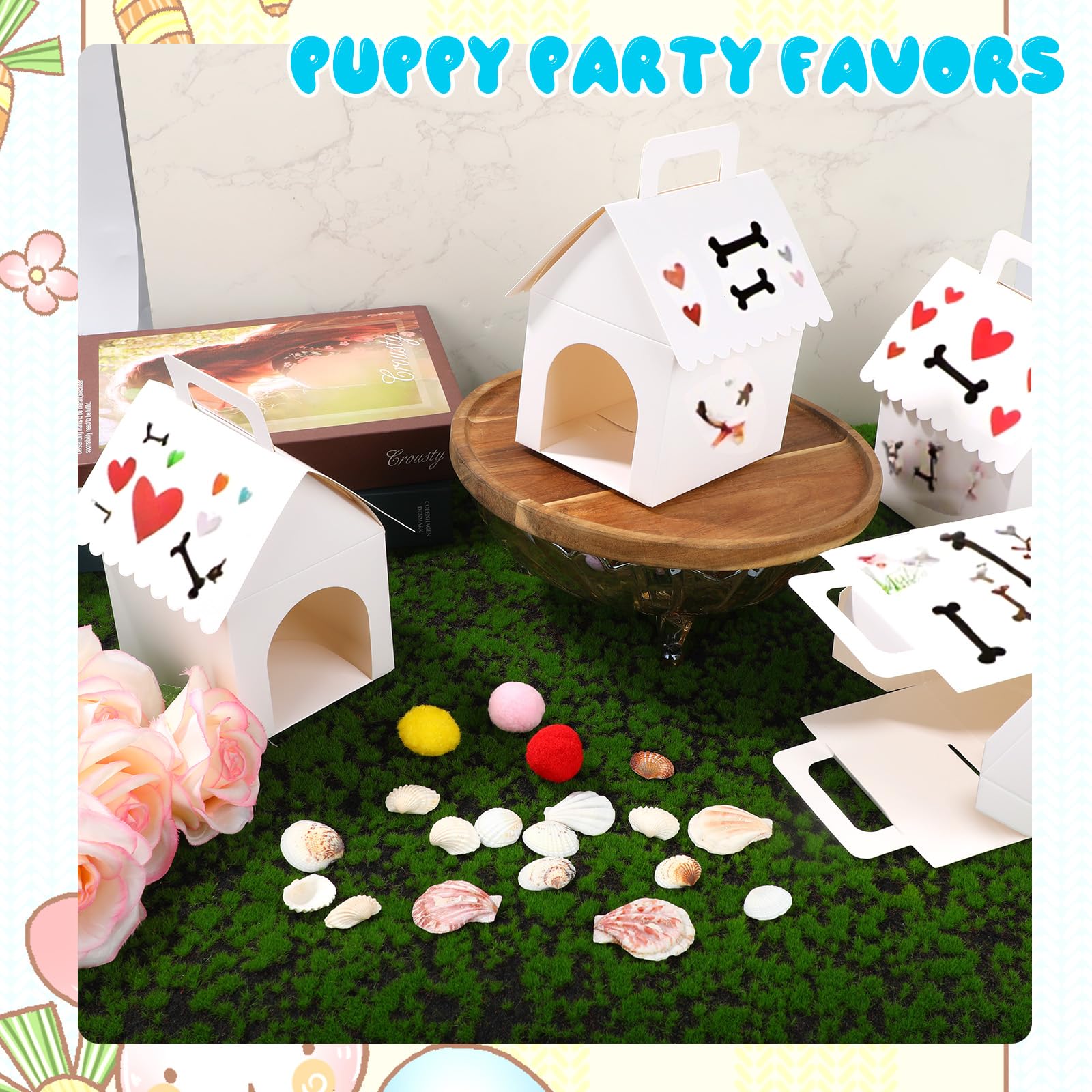 Tallew 24 Pack Farm Animals Party Favor Boxes Large Barnyard Candy Treat Bags Farmhouse Goodie Gift Boxes Happy Birthday Bags For Baby Shower Boy Girl Farm Theme Party Supplies Decoration
