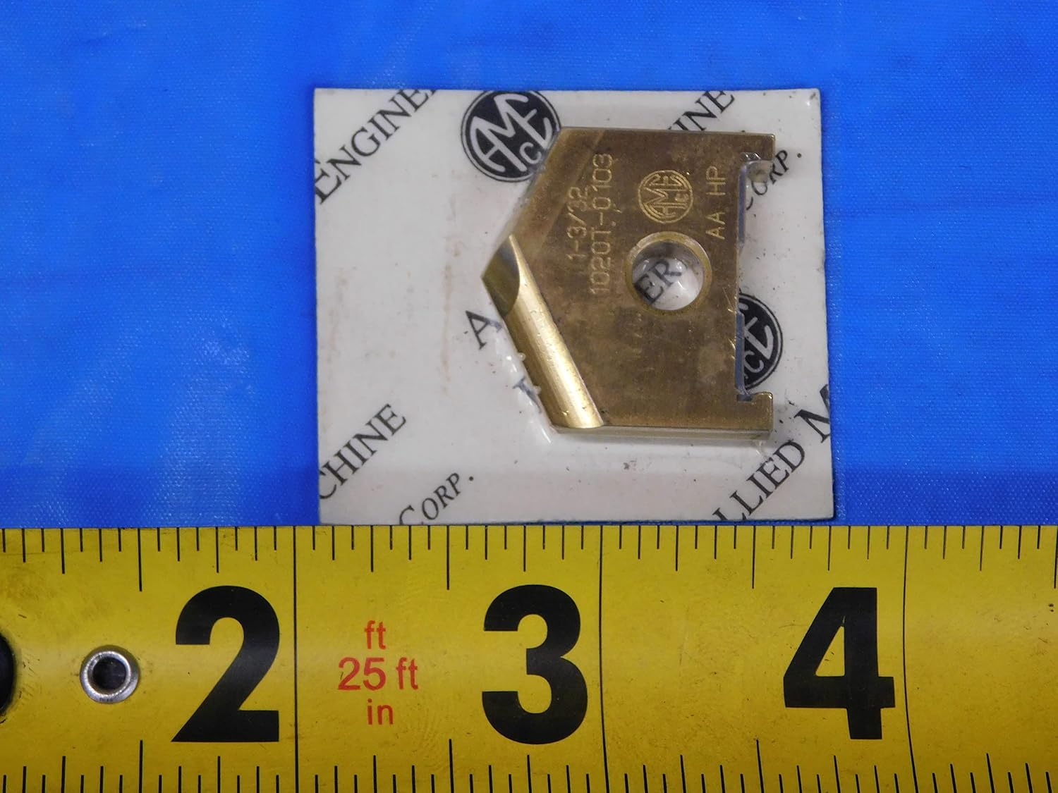 1PC New AMEC 1 3/32" 1020T-0103 Series AA TiN Carbide Spade Drill Insert HP - JH2461CN2