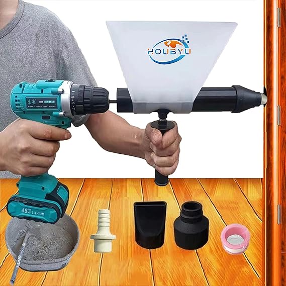 Electric Mortar Grout Gun Portable Pointing Grouting Caulking Sprayer