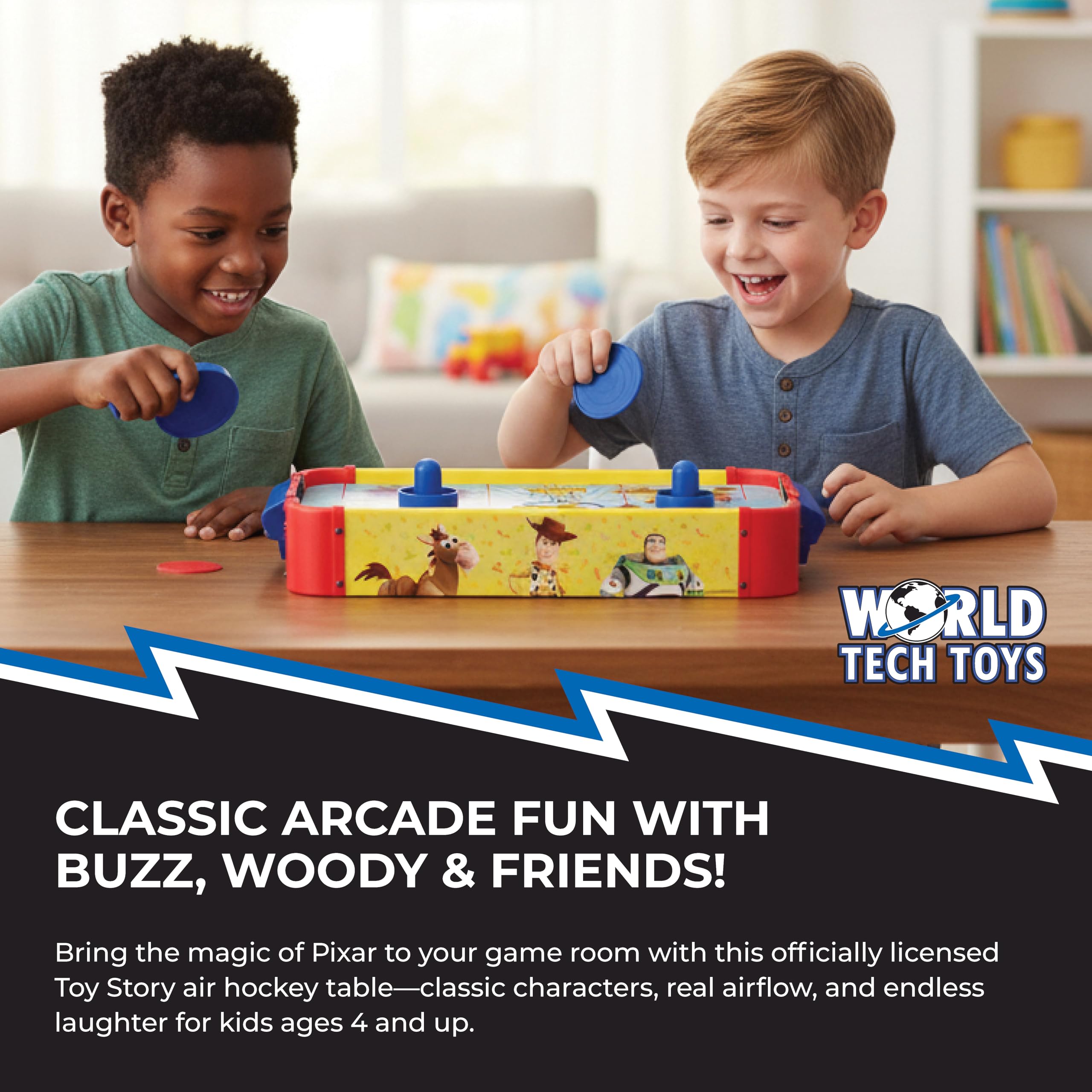 Amazon.com : World Tech Toys Toy Story Air Hockey Table for Kids