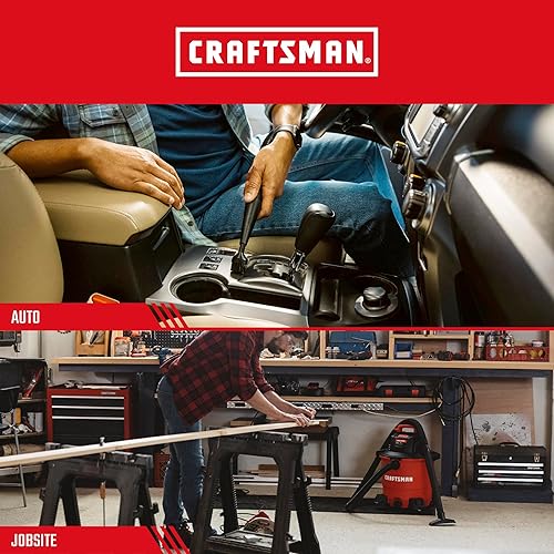 Miniatura 11 de CRAFTSMAN CMXZVBE38662 - Kit de accesorios para limpieza de automóviles húmedo/seco de 1-1/4 pulgadas para detalles de automóviles, se adapta a