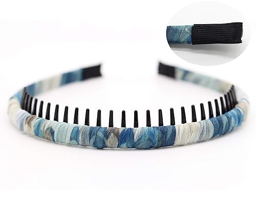 Vista 54 de Diademas negras de moda para mujer, accesorios para el cabello, bandas para la cabeza para el cabello corto, bandas antideslizantes para el cabello