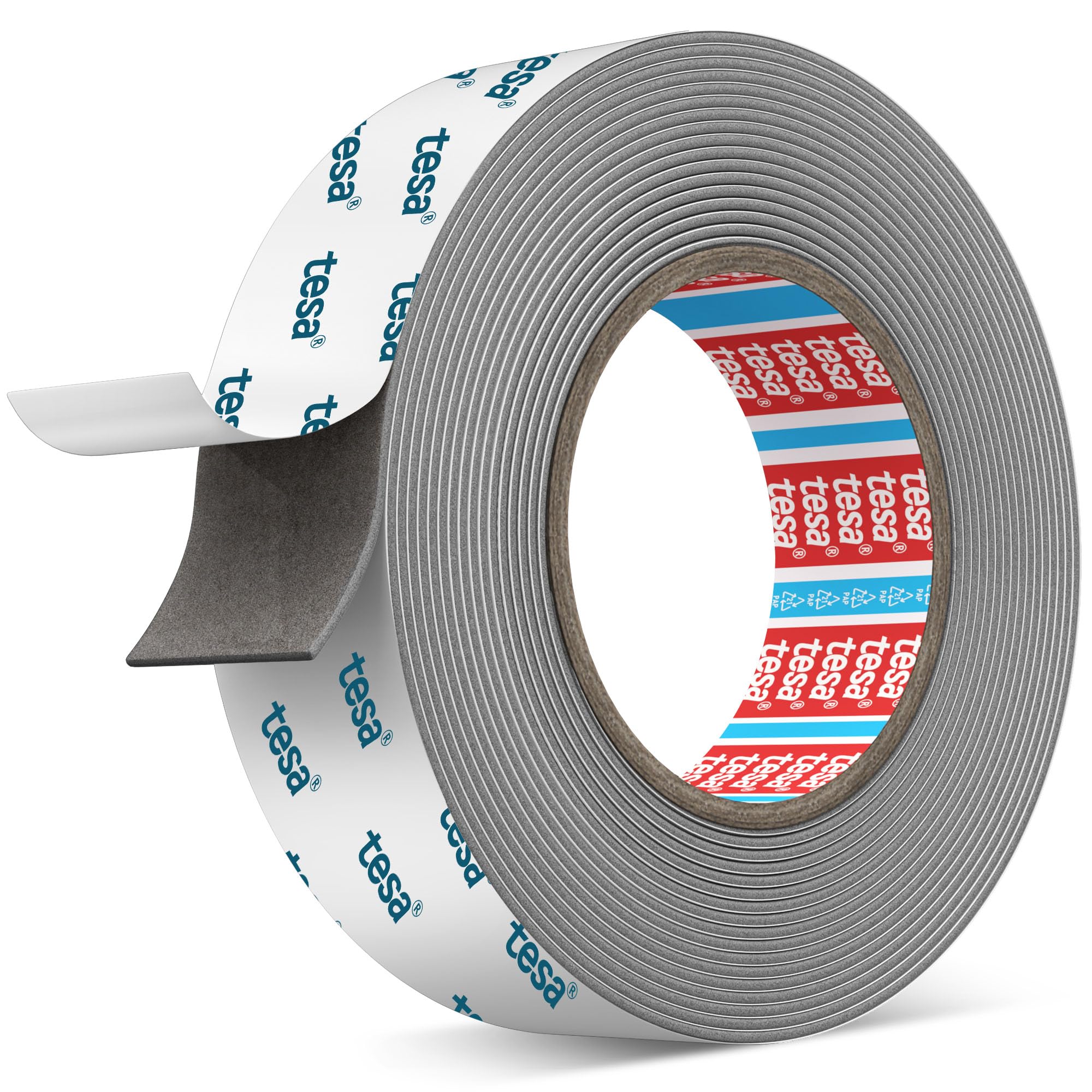 EMITEVER Cinta Doble Cara Extrafuerte 6703-5,5mX20mm Adhesiva Doble Cara, Impermeable Resistente Temperatura, Adecuada Para Superficies Metálicas, Plástico, Instalación Fijación Electrodomésticos