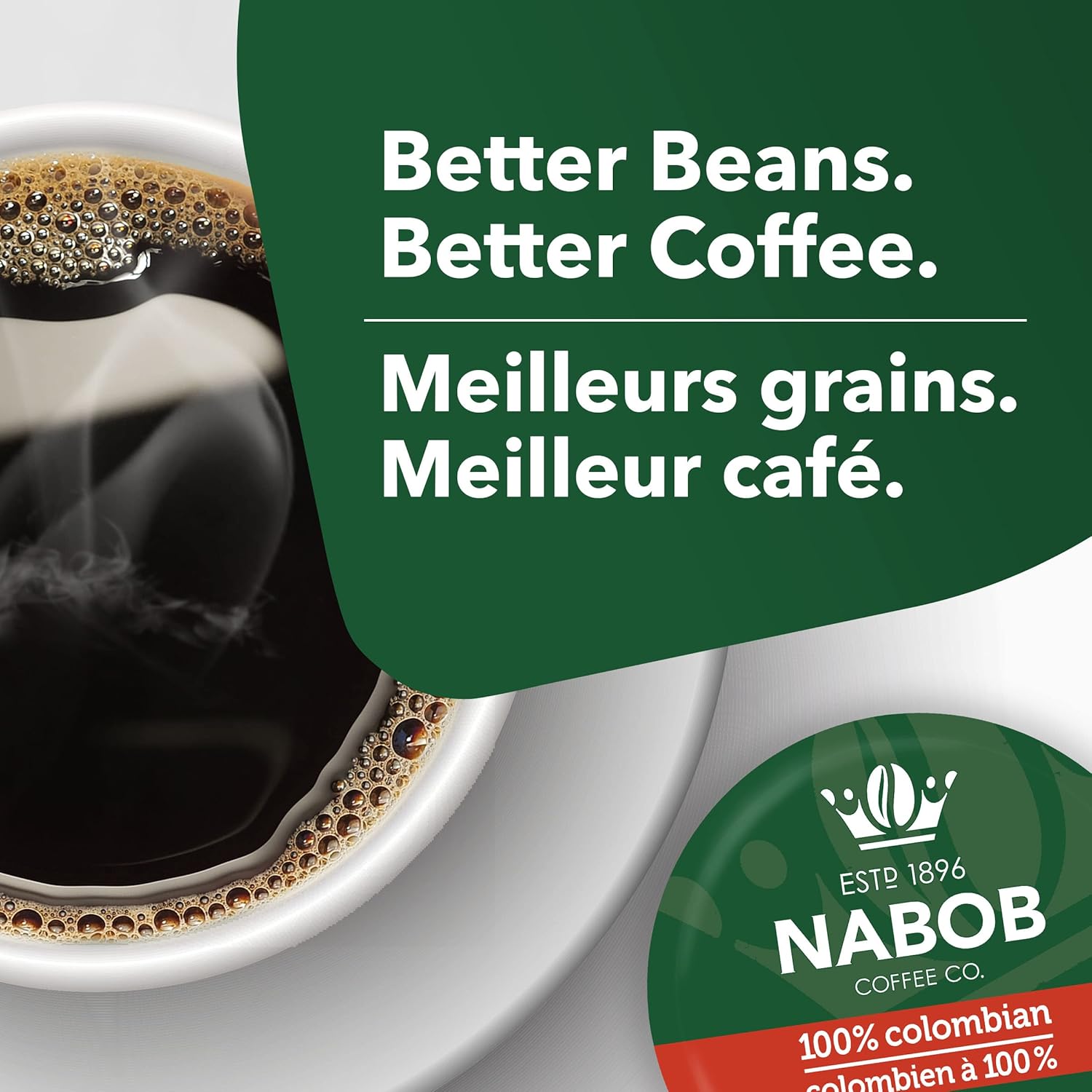 Tassimo Nabob 100% Colombian Coffee 14 T Discs (110g / 3.8oz)