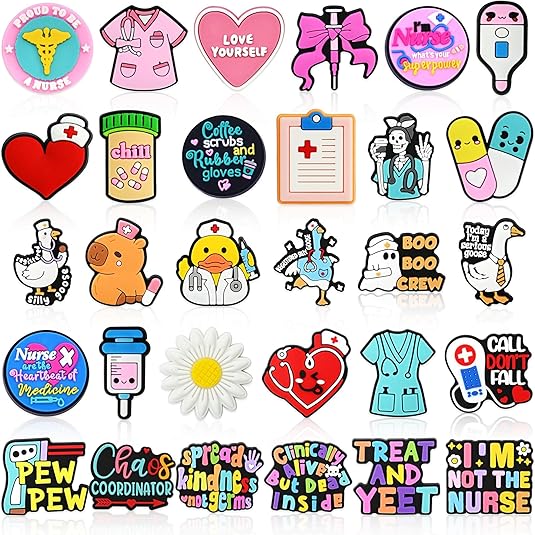 30PCS Backpack Pins, Bulk Funny Cute Pins Aesthetic Lapel Pin for Backpacks/Jackets/Hats/Bags Women Nurse Teens Gifts
