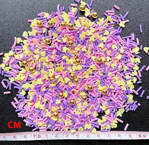 Miniatura 3 de EHOPE Gránulos de resina falsos de chispas de caramelo falso chispas de arcilla poliméricas rebanadas de arcilla polimérica para arte de uñas