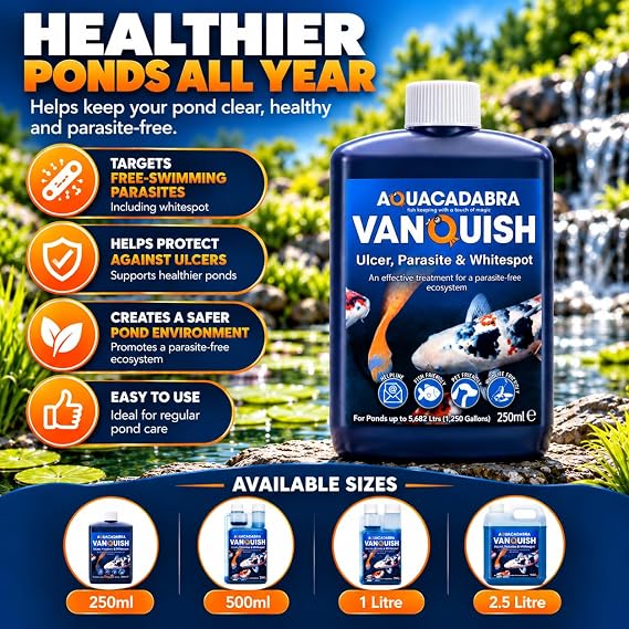 Aquacadabra Vanquish Ulcer, Parasite & Whitespot Treatment 500ml