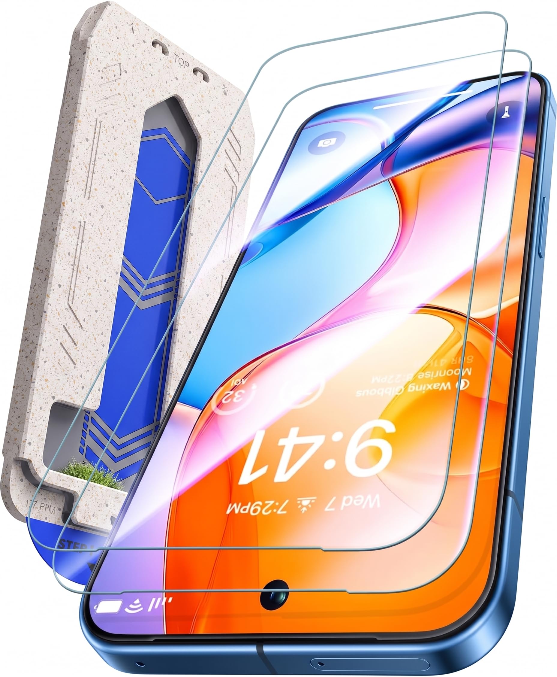 Mr.Shield (2 Pack) Align-X Screen Protector for Google Pixel 10/10 Pro and Google Pixel 9/9 Pro, 9H Hardness Tempered Glass Screen Guard, Military Grade Protection, Easy Install, Case-Friendly-image-8