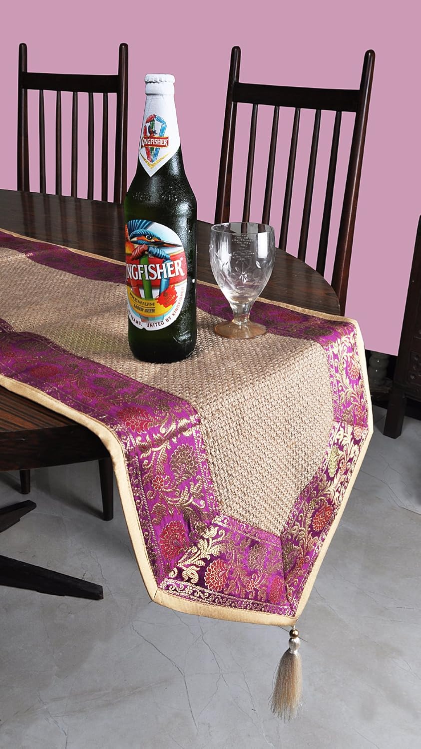 Lal Haveli Handmade Jute Table Runner 72 X 16 Inch Amazon.in Home