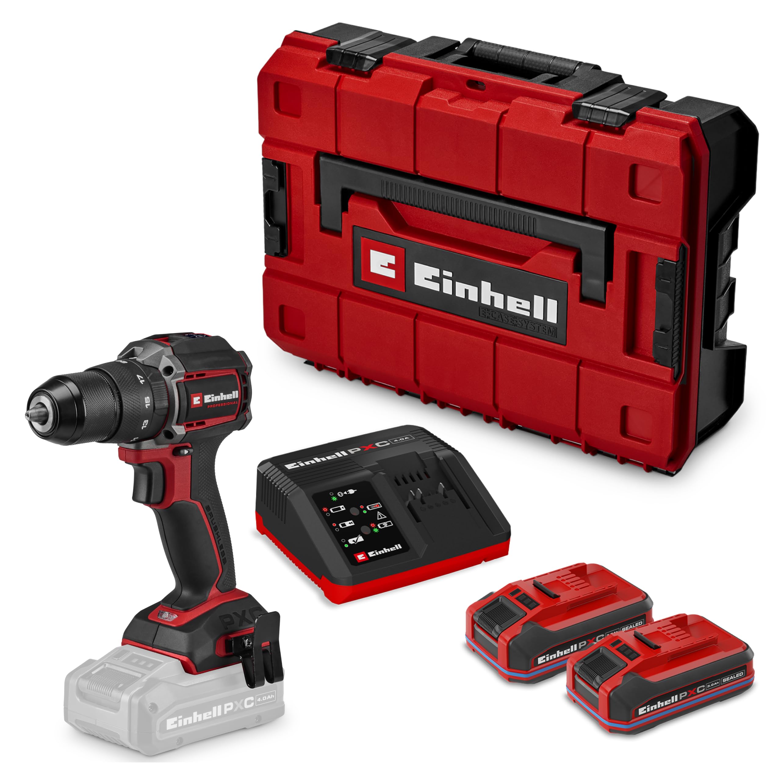 Einhell Professional Akku-Schlagbohrschrauber TP-CD 18/50-C Li-i BL (2x3Ah)