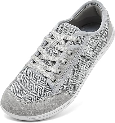 HOBIBEAR Barefoot Shoes for Women Men Zero Drop Sole Wide Toe Box Walking Sneakers