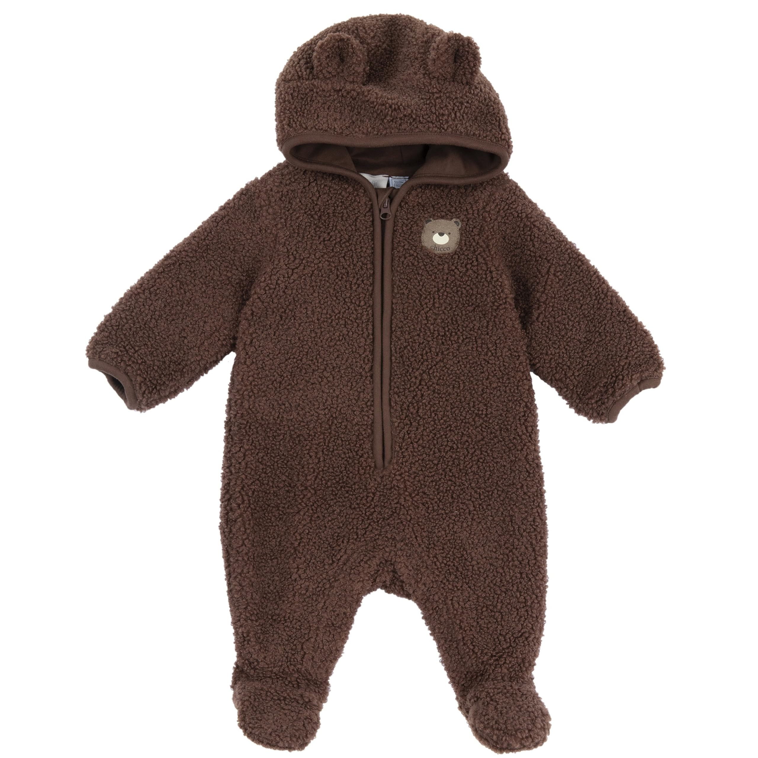 Chicco Avec Ouverture Frontale Pratique À Zip en Tissu Chaud et Doux 263 Grenouillère Bébé garçon (lot de 1)