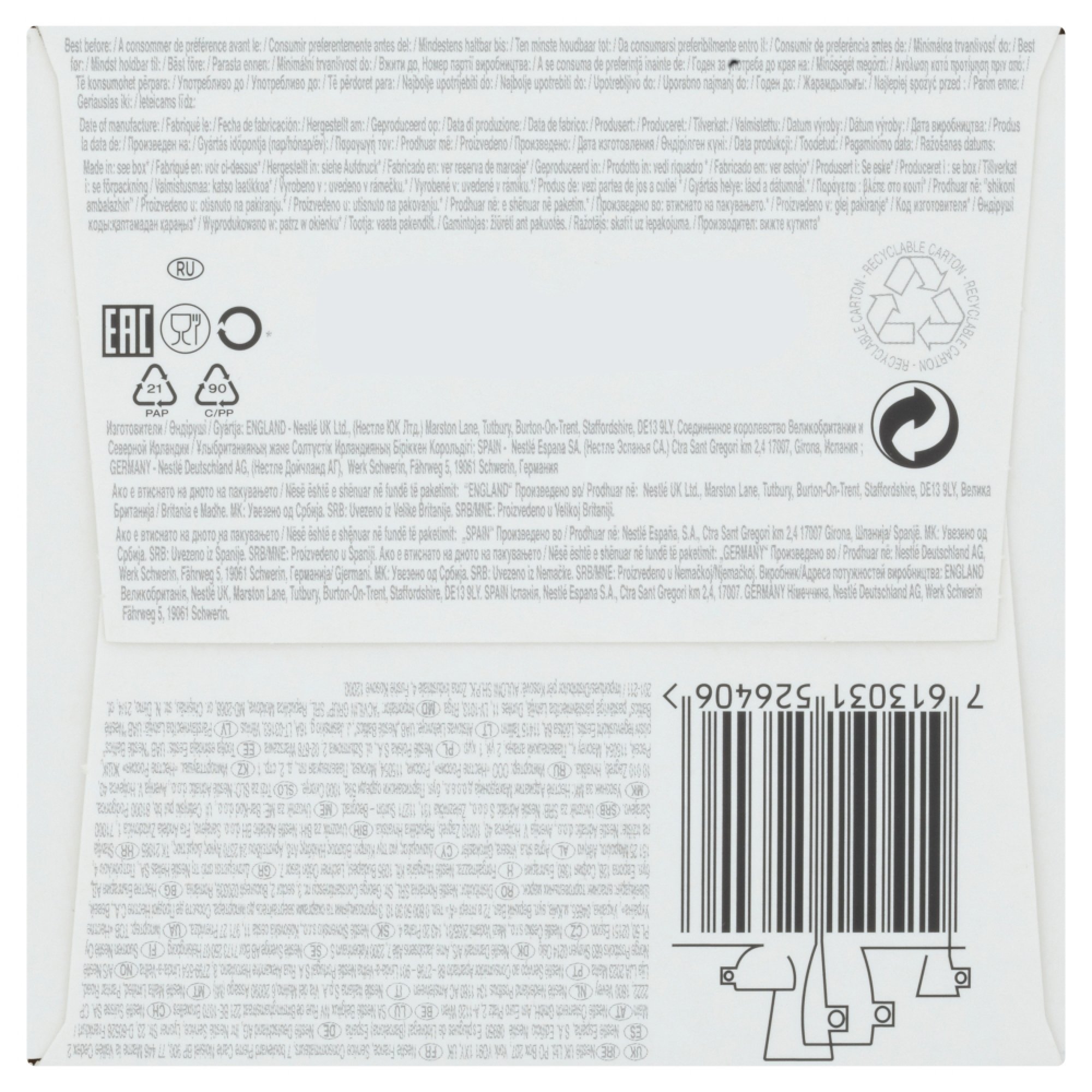 Capsulas Nestle Dolce Gusto Espresso Intenso 12393403