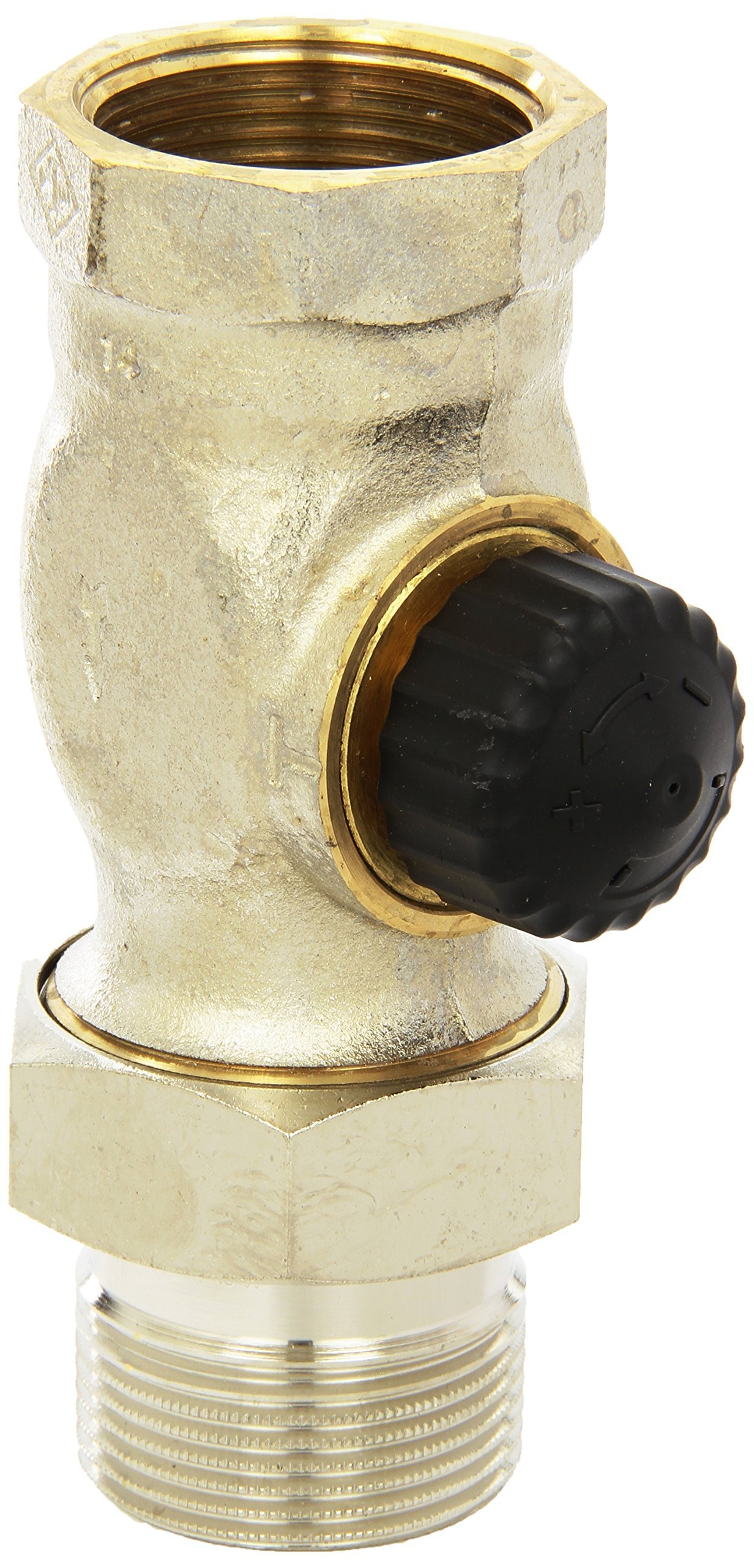 ta Heimeier Valvola termostatica Standard per termostato forma dritta, 2202 – 05.000 1 1/4 ", in bronzo nichelato