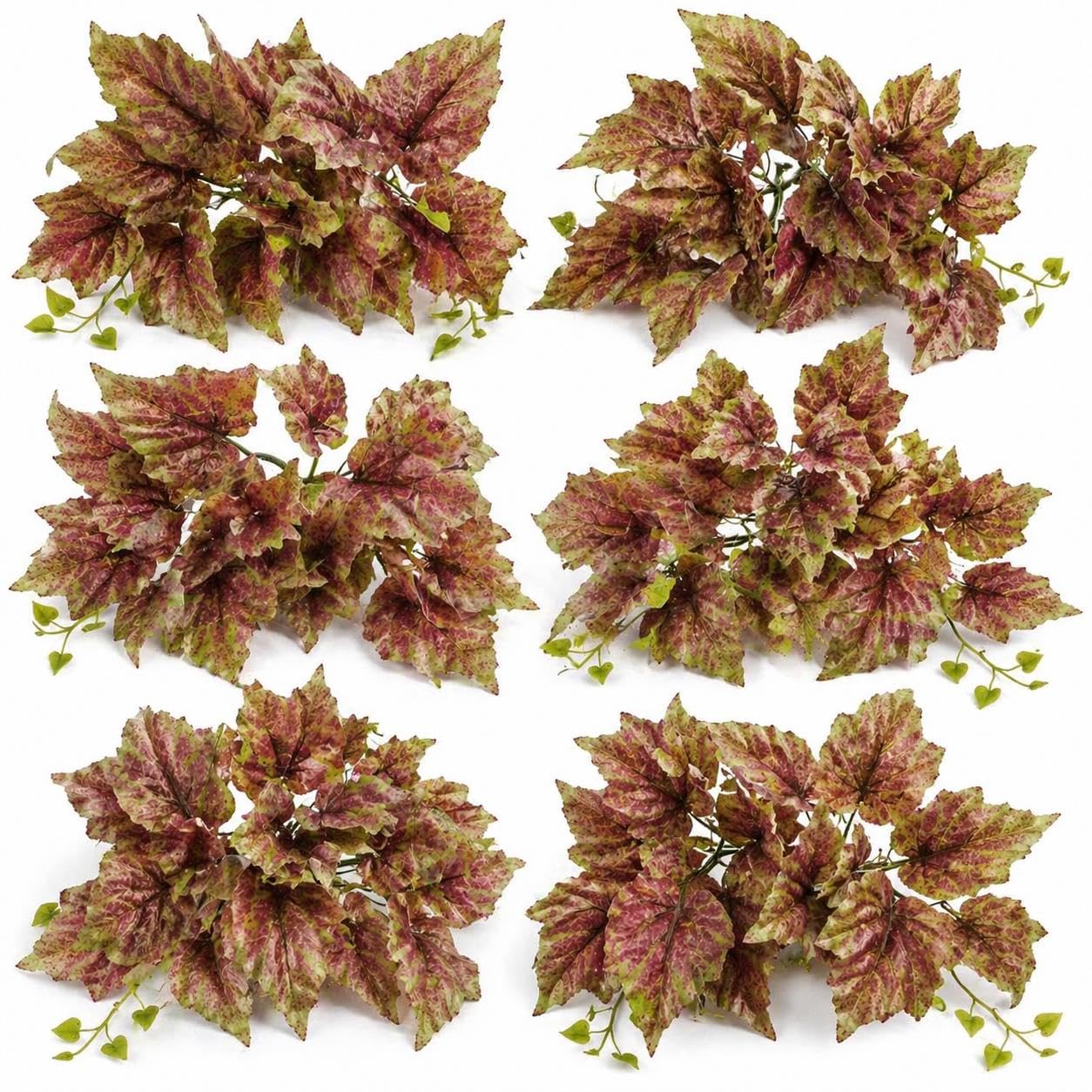 Multipack Leaf Design Artificial Hanging Plants